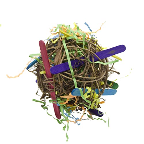 Mipcase Papagei Spielzeug Rattan 3 Stücke Vogel Biss Spielzeug Für Aras Afrikanische Sittiche Nymphensittiche Conures Mipcase Papagei Spielzeug Rattan 3 Stücke Vogel Biss Spielzeug Für Aras Afrikanische Sittiche Nymphensittiche Conures von Mipcase