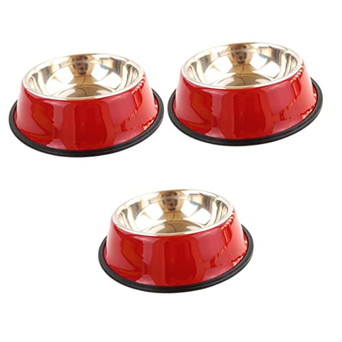 Mipcase 3 Stücke Elegante 18 cm Futternapfmatte Für Hunde Und Katzen Futternapfmatte Für Heimtierbedarf Futternapf Für Haustiere von Mipcase