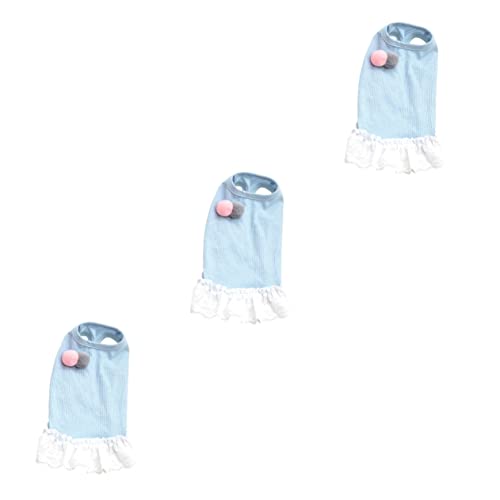 Mipcase 3-teiliges Modisches Hunde-kurzkleid Rock Atmungsaktive Spitze Rundhalsweste Haustierkostüm Geeignet Für Anlässe Größe XL Mipcase 3-teiliges Modisches Hunde-kurzkleid Rock Atmungsaktive Spitze Rundhalsweste Haustierkostüm Geeignet Für Anlässe Größe XL von Mipcase