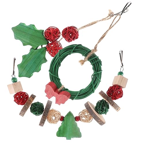 Mipcase Hängendes Papagei-Spielzeug Vogel-weihnachtsspielzeug Papagei-hänge-kauspielzeug Für Vogelkäfig- Mipcase Hängendes Papagei-Spielzeug Vogel-weihnachtsspielzeug Papagei-hänge-kauspielzeug Für Vogelkäfig- von Mipcase