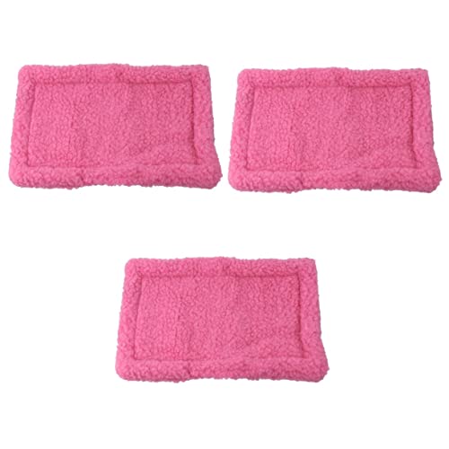 Mipcase 3 Pcs 30x20cm Hamster Haustier Bettwäsche Warme Schlaf Matte Pad Für Tiere von Mipcase