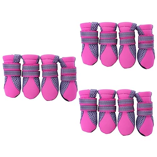 Mipcase 3stücke Hundeschuhe Für Kleine Hunde Atmungsaktive rutschfeste Hundestiefel Mit Verstellbarem Verschluss Für Outdoor-aktivitäten Schutz Vor Rauen Oberflächen Und Mipcase 3stücke Hundeschuhe Für Kleine Hunde Atmungsaktive rutschfeste Hundestiefel Mit Verstellbarem Verschluss Für Outdoor-aktivitäten Schutz Vor Rauen Oberflächen Und von Mipcase