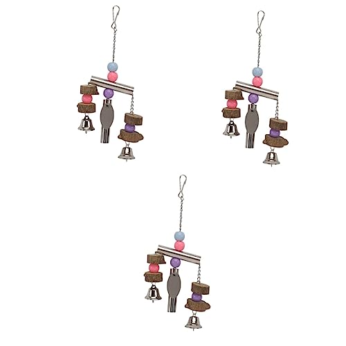 Mipcase 3st Vogelspielzeug Für Papageien Vogel Glocke Graupapagei Spielzeug Wellensittichspielzeug Conure-Spielzeug Vogelspielzeug Für Sittiche Papageien-hängespielzeug Vögel Stand Mipcase 3st Vogelspielzeug Für Papageien Vogel Glocke Graupapagei Spielzeug Wellensittichspielzeug Conure-Spielzeug Vogelspielzeug Für Sittiche Papageien-hängespielzeug Vögel Stand von Mipcase