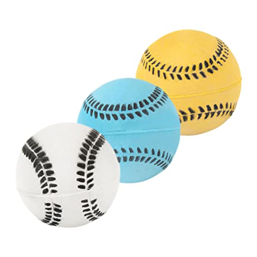 Mipcase 3st Gummiball Für Haustiere Hundebissbälle Welpenwurfspielzeug Spielzeug Zum Zähneknirschen Von Haustieren Hunde Quietschende Bälle Welpen-backenzahn Welpenspielzeug Psm Der Hund Mipcase 3st Gummiball Für Haustiere Hundebissbälle Welpenwurfspielzeug Spielzeug Zum Zähneknirschen Von Haustieren Hunde Quietschende Bälle Welpen-backenzahn Welpenspielzeug Psm Der Hund von Mipcase
