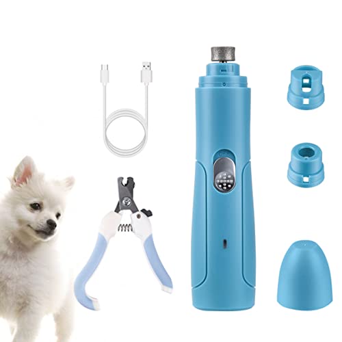 Mipcase 3st Nagelknipser Für Hunde Wiederaufladbarer Nagelschneider Werkzeug Zur Pfotenpflege Pfotenpflegeschere Elektrischer Krallenschleifer Für Hunde Nagelfeile Haustier von Mipcase