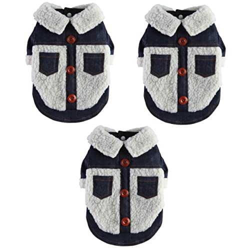 Mipcase 3-teilige Warme Hundejacke Stilvoller Gepolsterter Mantel Für Hunde Winddichte Und Bequeme Haustierkleidung Mipcase 3-teilige Warme Hundejacke Stilvoller Gepolsterter Mantel Für Hunde Winddichte Und Bequeme Haustierkleidung von Mipcase