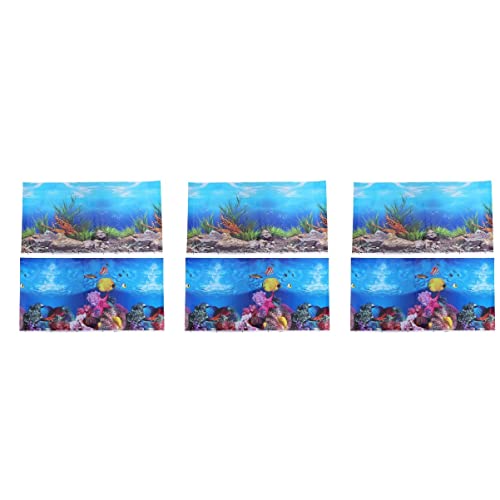 Mipcase 3st Schwarzer Aquariumhintergrund Schwarze Tapete Hintergrundbild Dekor Reptilienboden Aquarium Kulisse Aquarium-Hintergrund Beidseitig Reptichip Kriechen Hintergrundmalerei 3D von Mipcase