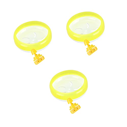 Mipcase 3 Stück 18 cm Hamster-laufrad Übungsspielzeug Für Haustiere Mit Haustierrad Für Hamster Mäuse Rennmäuse von Mipcase