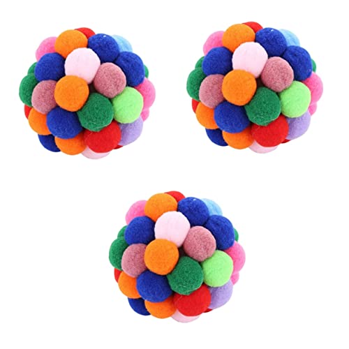 Mipcase 3st Katze Pom Pom Kugeln Crinkle-Spielzeug Für Katzen Federspielzeug Für Katzen Crinkle-Ball Für Katzen Haustier Lustiges Katzenspielzeug Katzenminze-Spielzeug Necken Stock Behaart Mipcase 3st Katze Pom Pom Kugeln Crinkle-Spielzeug Für Katzen Federspielzeug Für Katzen Crinkle-Ball Für Katzen Haustier Lustiges Katzenspielzeug Katzenminze-Spielzeug Necken Stock Behaart von Mipcase