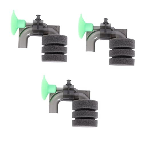 Mipcase 3st Sieb Pneumatischer Filter Sauerstoffpumpe Aquarienfilter Toilette Stumm von Mipcase