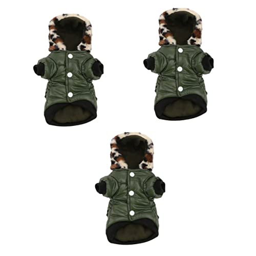 Mipcase 3 Stücke Warme Hund Mantel Puppy Hoodie Mantel Haustier Bekleidung S Komfortable Material Mipcase 3 Stücke Warme Hund Mantel Puppy Hoodie Mantel Haustier Bekleidung S Komfortable Material von Mipcase