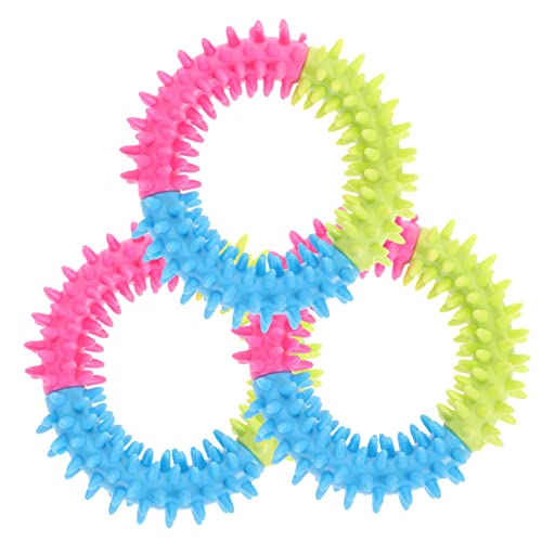 Mipcase 3er-Pack Aktives Hundespielzeug Kauspielzeug für Hunde Bunt Spaß Zum Spielen Wasserabweisend Leichtes Design Mipcase 3er-Pack Aktives Hundespielzeug Kauspielzeug für Hunde Bunt Spaß Zum Spielen Wasserabweisend Leichtes Design von Mipcase