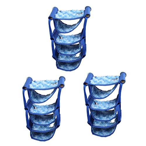 Mipcase 3 Stücke Haustier Hängematte Multi-Schicht Hochbett Warme Bequeme Versteck Für Hamster Chinchilla Ratte Gerbil von Mipcase