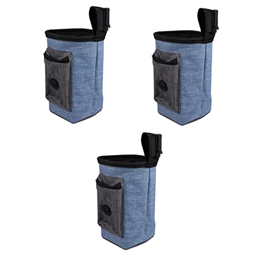 Mipcase 3 Stücke Haustier Leckerli Tasche Hund Snack Tasche Tiernahrung Tasche Hundefutter Träger Für Reise Camping Outdoor von Mipcase