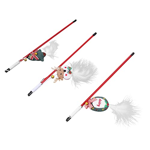 Mipcase 3-Teiliges Glöckchen-Sortiment Liefert Weihnachtsstick-Fänger Interessanter Kätzchen- Zum Thema Rentier Einschließlich Baum Plüschstangen Katzenangel Rentier Mipcase 3-Teiliges Glöckchen-Sortiment Liefert Weihnachtsstick-Fänger Interessanter Kätzchen- Zum Thema Rentier Einschließlich Baum Plüschstangen Katzenangel Rentier von Mipcase