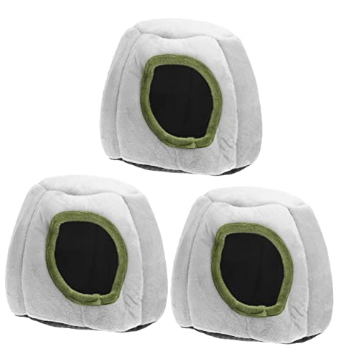 Mipcase 3 Stücke Liebenswert Hamster Guinea Pig Nest Bett Weiche Bettwäsche Hideout Ort Sicher Komfortable von Mipcase
