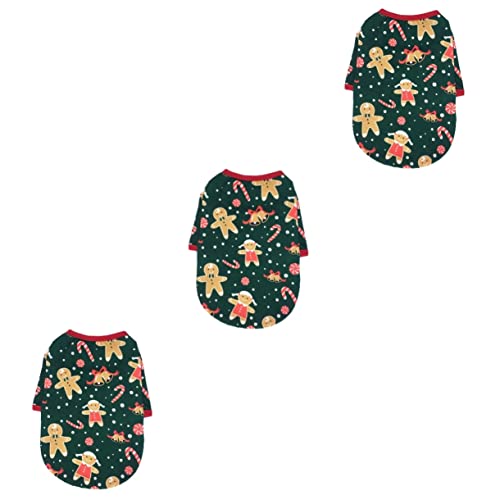 Mipcase 3 Stücke Hund Lustige Kleidung Haustier Weihnachten Outfit Hund Katze Urlaub Partei Kostüme Lebkuchen Mann Haustier Mantel Mipcase 3 Stücke Hund Lustige Kleidung Haustier Weihnachten Outfit Hund Katze Urlaub Partei Kostüme Lebkuchen Mann Haustier Mantel von Mipcase