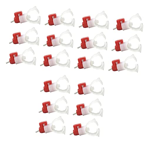 Mipcase 30 Pcs Automatische Geflügel Bewässerung System Huhn Feeder Tassen 6 Punkte Trinken Brunnen Einfache PVC Installation von Mipcase