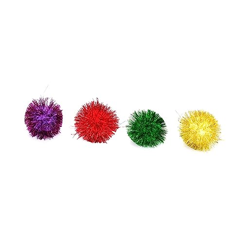 Mipcase 30stücke Bunte Mini Tinsel Bälle Für Katzen Pom Poms Spielzeug Spiel Und Für Ihre Durchmesser Gemischte Farben Mipcase 30stücke Bunte Mini Tinsel Bälle Für Katzen Pom Poms Spielzeug Spiel Und Für Ihre Durchmesser Gemischte Farben von Mipcase