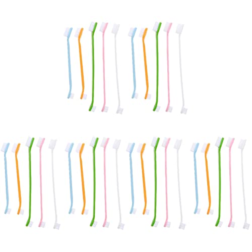 Mipcase 30 STK Haustier Zahnbürste Mundpflegebürste Für Haustiere Welpenzahn Zahnbürste Für Hunde Hund Zahnbürste Für Hunde Reinigungssets Nylon Doppelkopf Hundepfotenabdruck Mipcase 30 STK Haustier Zahnbürste Mundpflegebürste Für Haustiere Welpenzahn Zahnbürste Für Hunde Hund Zahnbürste Für Hunde Reinigungssets Nylon Doppelkopf Hundepfotenabdruck von Mipcase