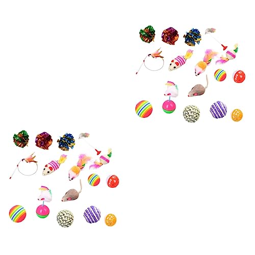 Mipcase 32-teiliges Verspieltes Katzenspielzeug-Set Fake Mouse Katzenspielzeug Haustierspielzeug Katzenspielzeugzubehör Haustierspielzeug Gastgeschenke Spielzeugsammlung Mipcase 32-teiliges Verspieltes Katzenspielzeug-Set Fake Mouse Katzenspielzeug Haustierspielzeug Katzenspielzeugzubehör Haustierspielzeug Gastgeschenke Spielzeugsammlung von Mipcase