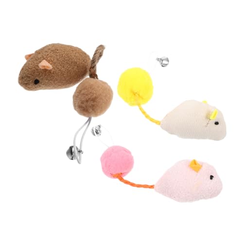 Mipcase 3Er Set Kätzchenspielzeug Plüsch Ratte Katzenspielzeug Katzenball für den Innenbereich Kätzchenball Rattenballspielzeug Katzen-Mäuse- Stofftier Ratte Mipcase 3Er Set Kätzchenspielzeug Plüsch Ratte Katzenspielzeug Katzenball für den Innenbereich Kätzchenball Rattenballspielzeug Katzen-Mäuse- Stofftier Ratte von Mipcase