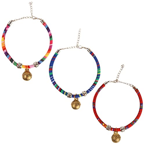 Mipcase Katzenhalsband Im Ethnischen Stil Mit Glöckchen Haustierbedarf Katzenhalsband Mit Glöckchen Für Den Täglichen Gebrauch von Mipcase