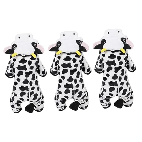 Mipcase 3st Welpen-Pyjama Kostüme Für Hunde Haustier-Outfit Kostü Heimtierbedarf Kuh Hundebett Festival-Hunde-Outfit Warme Jacke Lustiges Hundekostü Kleine Und Mittelgroße Hunde Kleidung Mipcase 3st Welpen-Pyjama Kostüme Für Hunde Haustier-Outfit Kostü Heimtierbedarf Kuh Hundebett Festival-Hunde-Outfit Warme Jacke Lustiges Hundekostü Kleine Und Mittelgroße Hunde Kleidung von Mipcase