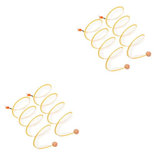 Mipcase 2sets Interaktives Katzenspielzeug-Set Indoor-katzentunnel Spaß Treten Spielzeug Für Katzen Katzenspielzeug 2pcs * 2 von Mipcase