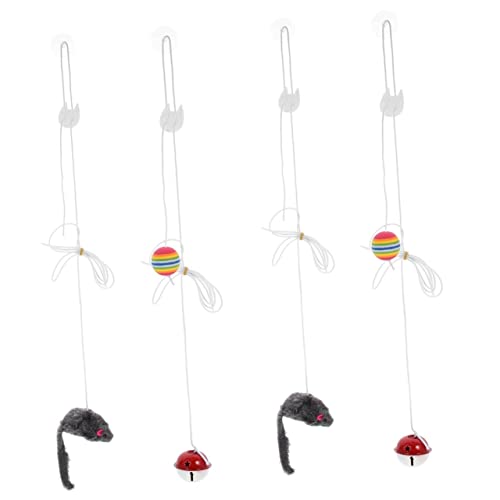 Mipcase 4 Sets Unterhalten Sie Ihre Katze. Dieses Kätzchen-spielzeugset Zum Necken. Interaktives Katzenspielzeug Zum Aufhängen. Glocke Verbessert Die Intelligenz Der Katze. Mipcase 4 Sets Unterhalten Sie Ihre Katze. Dieses Kätzchen-spielzeugset Zum Necken. Interaktives Katzenspielzeug Zum Aufhängen. Glocke Verbessert Die Intelligenz Der Katze. von Mipcase