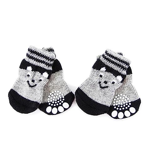 Mipcase Haustiersocken-Set Hunde- Und Katzensocken Aus Baumwolle Mit - Design Größe XL Für Kaltes Wetter von Mipcase