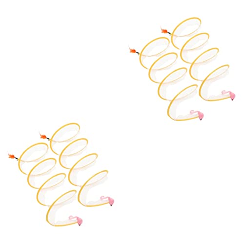 Mipcase 2sets Interaktives Katzenspielzeug Selbstaktivität Katzentunnel Kratzen Kätzchen Zahnungsspielzeug 2pcs * 2 von Mipcase