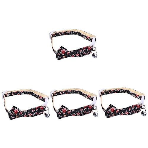 Mipcase 4-teiliges Entzückendes Katzenhalsband Mit Glöckchen Haustierhalsband Im Lustigen Cartoon-Design Für Katzen Mipcase 4-teiliges Entzückendes Katzenhalsband Mit Glöckchen Haustierhalsband Im Lustigen Cartoon-Design Für Katzen von Mipcase