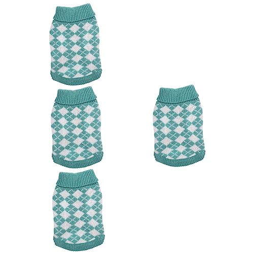 Mipcase 4 Stücke Gemütliche Hund Pullover Hund Kleidung Komfortable Stricken Welpen Wärme Kleidungsstück Mipcase 4 Stücke Gemütliche Hund Pullover Hund Kleidung Komfortable Stricken Welpen Wärme Kleidungsstück von Mipcase