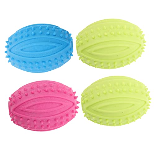Mipcase 4 Stück Spielzeuge Hunde-Rugbyball Kauspielzeug Rugby-Hund das Spielzeug interaktives Hundespielzeug Hundebälle Spielzeug für Haustiere Katzen und Hunde Fußball Pet-Ball Mipcase 4 Stück Spielzeuge Hunde-Rugbyball Kauspielzeug Rugby-Hund das Spielzeug interaktives Hundespielzeug Hundebälle Spielzeug für Haustiere Katzen und Hunde Fußball Pet-Ball von Mipcase