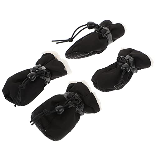 Mipcase 4 Stück Schuhüberzüge Für Haustiere Hundeschuhe & Pfotenschützer Welpenschuhe Pfotenschutz Für Haustiere Stiefel Für Schlittenhunde Schneeschuhe Für Hunde Stoff Der Hund Winter Mipcase 4 Stück Schuhüberzüge Für Haustiere Hundeschuhe & Pfotenschützer Welpenschuhe Pfotenschutz Für Haustiere Stiefel Für Schlittenhunde Schneeschuhe Für Hunde Stoff Der Hund Winter von Mipcase