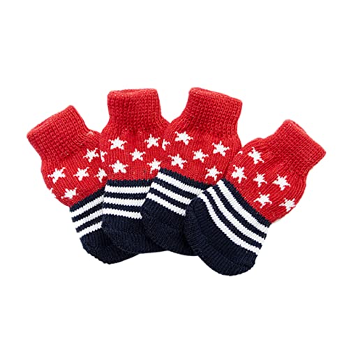 Mipcase 4 Stück Hundesocken Für Drinnen Verstellbare Pfote Für Haustiere Wintersocken Für Hunde Thermische Socken Kleine Hundesocken Socken Für Den Winter Großer Hund Indoor-socken Mipcase 4 Stück Hundesocken Für Drinnen Verstellbare Pfote Für Haustiere Wintersocken Für Hunde Thermische Socken Kleine Hundesocken Socken Für Den Winter Großer Hund Indoor-socken von Mipcase