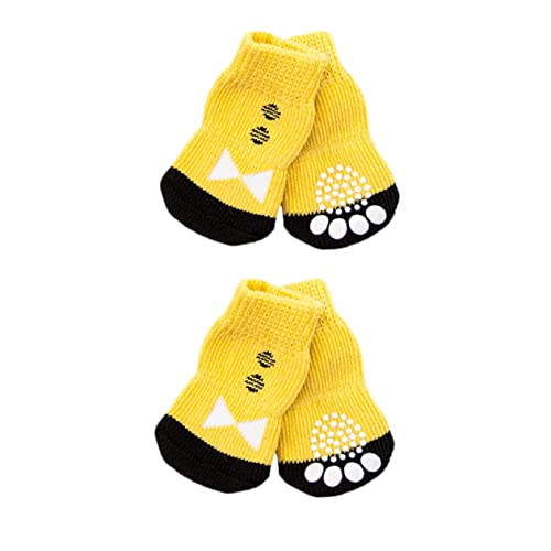 Mipcase 4 Stück Hundesocken -socken Sockenwärmer Strumpffüller Für Welpen Welpensocken Für Kleine Hunde Welpenbedarf Welpen-innensocken Sockenschuhe Haustier Pfote Mipcase 4 Stück Hundesocken -socken Sockenwärmer Strumpffüller Für Welpen Welpensocken Für Kleine Hunde Welpenbedarf Welpen-innensocken Sockenschuhe Haustier Pfote von Mipcase