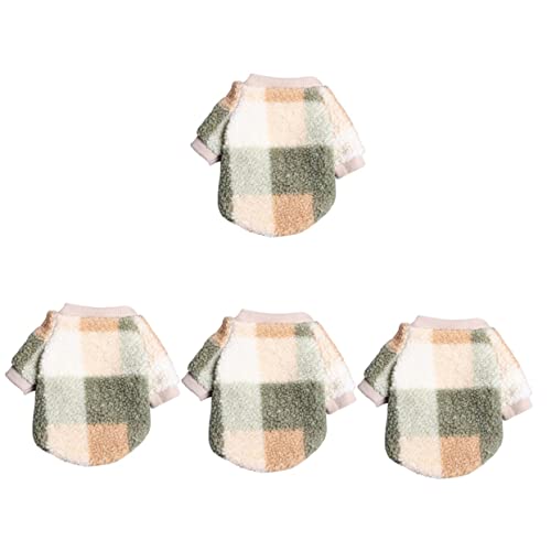 Mipcase 4-teiliges Stilvolles Und Warmes Kleidungsstück Modische Kleidung Für Haustiere Robustes Und Atmungsaktives Haustier-Mode-Outfit Für Den Winter von Mipcase