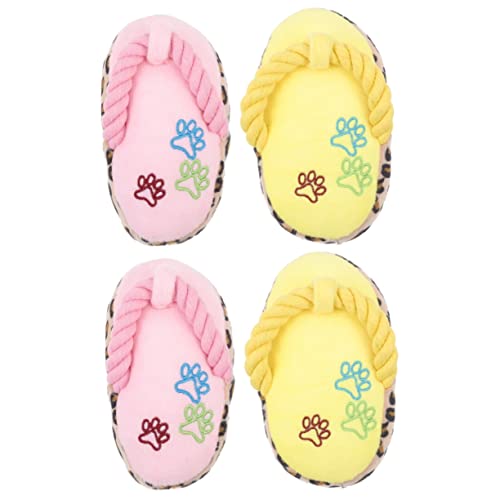 Mipcase 4 Stück Spielzeug Interaktiver Plüsch Für Welpen Hunde-flip-Flops Ausgestopftes -plüschtier Hausschuhe Reinigen Ausgestopfter Welpe Hundebedarf Hundebiss Schuhe Kauen Mipcase 4 Stück Spielzeug Interaktiver Plüsch Für Welpen Hunde-flip-Flops Ausgestopftes -plüschtier Hausschuhe Reinigen Ausgestopfter Welpe Hundebedarf Hundebiss Schuhe Kauen von Mipcase