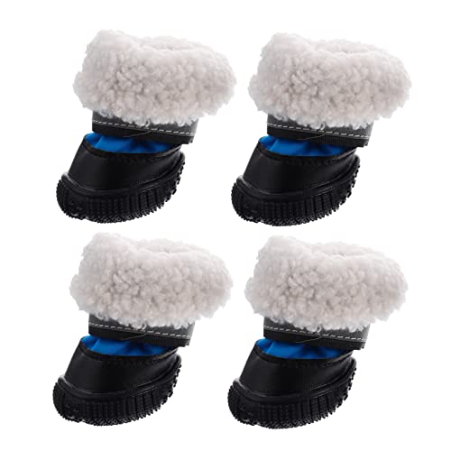 Mipcase Hundestiefel 4pcs Hundeschuhe Für Pfoten Bequem Warm Für Haustierbedarf Mipcase Hundestiefel 4pcs Hundeschuhe Für Pfoten Bequem Warm Für Haustierbedarf von Mipcase