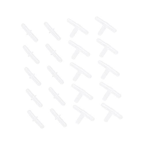 Mipcase 40st Stoßverbinder Luftschlauchanschluss Für Aquarien Aquarium Schlauch Anschluss Verbindungsstücke Für Aquarienschläuche Ellbogen Weiß von Mipcase
