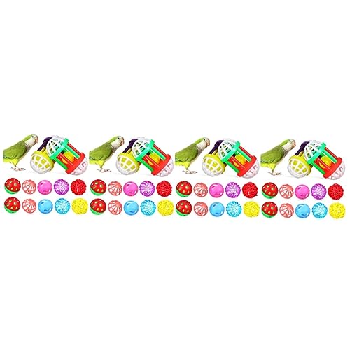 Mipcase 48 STK Vogel Spielzeugball Kauspielzeug Jaula para Pajaros Periquitos Vogelkäfig Für Nymphensittiche Spielzeug Für Haustiere Vogelkäfige Für Nymphensittiche Vögel Vogelfüße Plastik Mipcase 48 STK Vogel Spielzeugball Kauspielzeug Jaula para Pajaros Periquitos Vogelkäfig Für Nymphensittiche Spielzeug Für Haustiere Vogelkäfige Für Nymphensittiche Vögel Vogelfüße Plastik von Mipcase