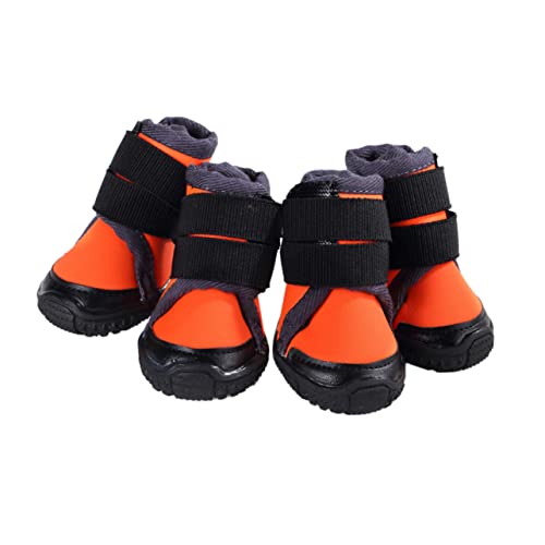 Mipcase 4 Stück Outdoor-Schuhe Für Hunde Haustierschuhe Outdoor-Schuhe Für Haustiere Sport Hundeschuhe von Mipcase