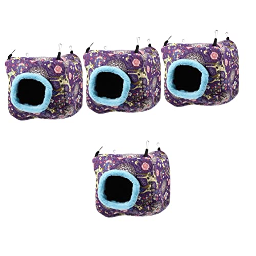 Mipcase 4 Stücke Warme Ruhen Bett Nest Für Chinchilla Meerschweinchen Hamster Haustier Mipcase 4 Stücke Warme Ruhen Bett Nest Für Chinchilla Meerschweinchen Hamster Haustier von Mipcase