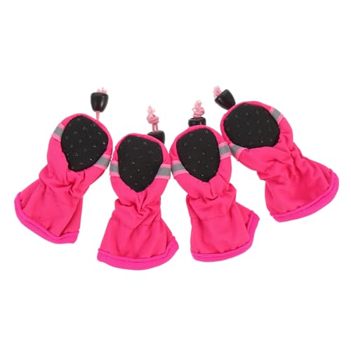 Mipcase 4Stücke rutschfeste Hundeschuhe für Haustiere wasserdichte Skid Schuhe für Kleine bis Große Schützt Nässe und Schmutz Mipcase 4Stücke rutschfeste Hundeschuhe für Haustiere wasserdichte Skid Schuhe für Kleine bis Große Schützt Nässe und Schmutz von Mipcase