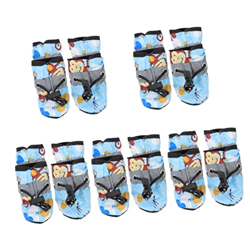 Mipcase 5 Sets Hund Geschmeidige Schuhe Hundeschuhe Für Tragen Haustier Schuhe Nicht- Und Komfort Mipcase 5 Sets Hund Geschmeidige Schuhe Hundeschuhe Für Tragen Haustier Schuhe Nicht- Und Komfort von Mipcase