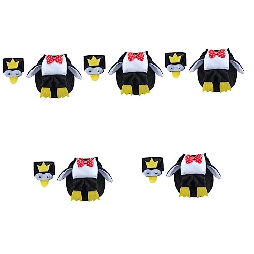 Mipcase 5 Sets Halloween-Hunde-Outfit Pinguin-welpenumhang Hundekleidung Für Party-katzenkostüm-Set Entzückender Hundeumhang-Anzug Mipcase 5 Sets Halloween-Hunde-Outfit Pinguin-welpenumhang Hundekleidung Für Party-katzenkostüm-Set Entzückender Hundeumhang-Anzug von Mipcase