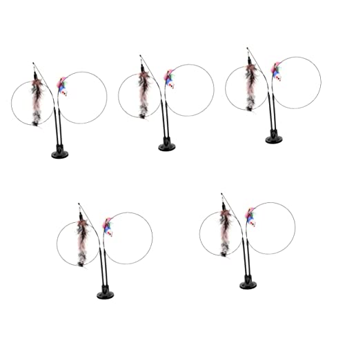 Mipcase 5 Sets Katzenruten Für Training Angelzubehör Saugnapf Haustierspielzeug Katzentasse Spielzeug Lustige Stange Federndes Spielzeug Zauberstabbasis Ablenkung Kätzchen Mipcase 5 Sets Katzenruten Für Training Angelzubehör Saugnapf Haustierspielzeug Katzentasse Spielzeug Lustige Stange Federndes Spielzeug Zauberstabbasis Ablenkung Kätzchen von Mipcase