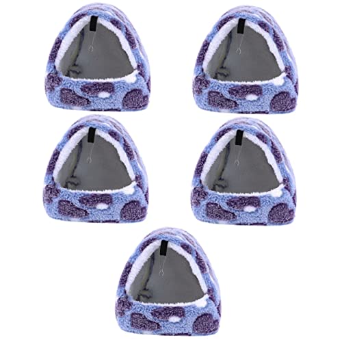Mipcase 5-teiliges Superweiches Bettzeug Für Zwerghamster Seidenartige Hängematte Sicher Warm Maschinenwaschbar Mipcase 5-teiliges Superweiches Bettzeug Für Zwerghamster Seidenartige Hängematte Sicher Warm Maschinenwaschbar von Mipcase
